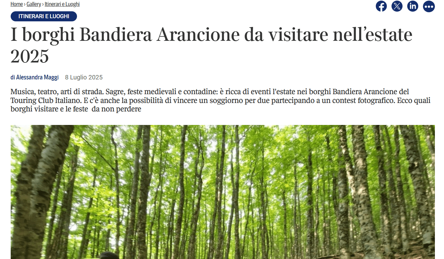 CASTELSARACENO SU DOVE VIAGGI DEL CORRIERE DELLA SERA