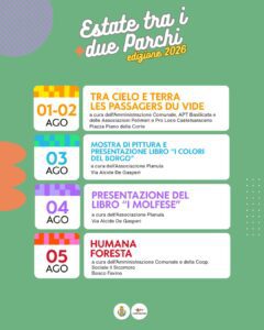 ESTATE TRA I DUE PARCHI 2026 ESTATE TRA I DUE PARCHI 2026
