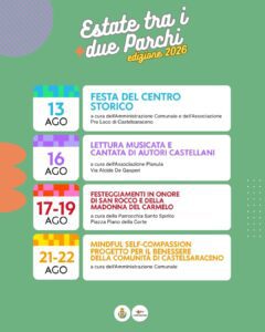 ESTATE TRA I DUE PARCHI 2026 ESTATE TRA I DUE PARCHI 2026