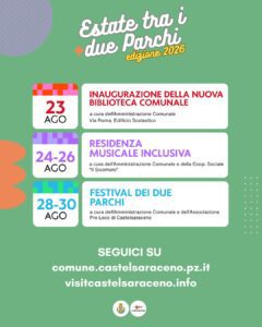 ESTATE TRA I DUE PARCHI 2026 ESTATE TRA I DUE PARCHI 2026