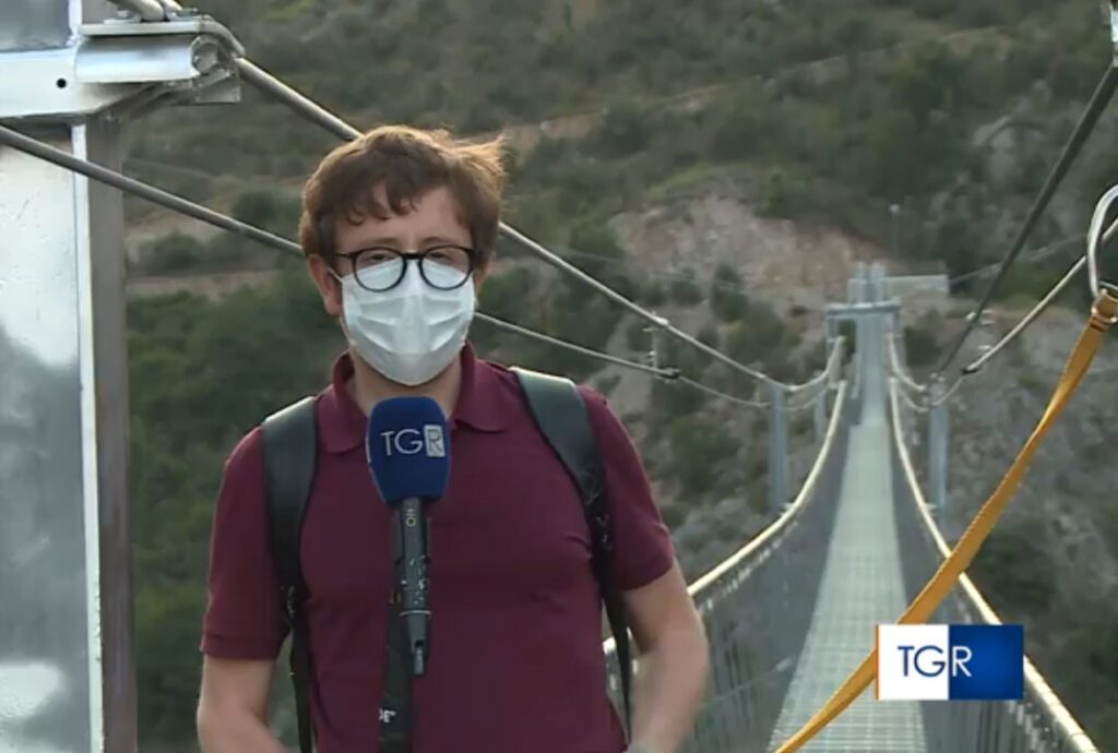 TGR BASILICATA  – A Castelsaraceno il ponte tibetano più lungo del mondo